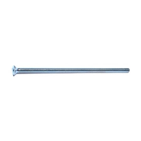 Midwest Fastener #10-24 x 5 in Phillips Flat Machine Screw, Zinc Plated Steel, 8 PK 77402